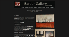 Desktop Screenshot of barbergallery.com